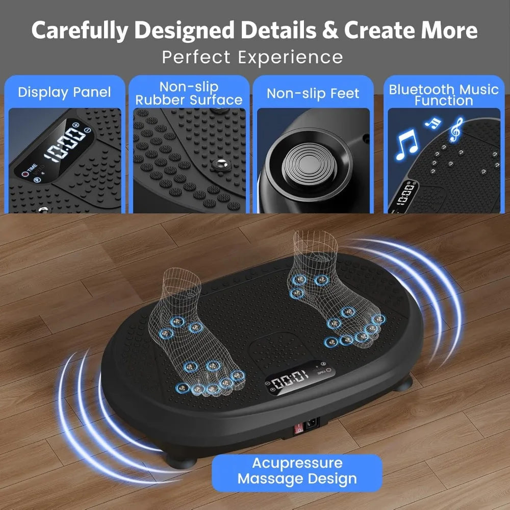 Vibration Plate Exercise Machine Full Body Fitness Platform