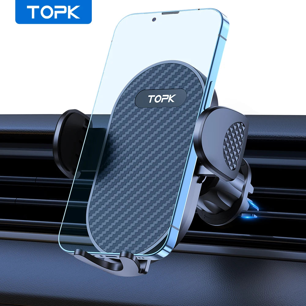 Topk Car Phone Holder Mount Air Vent Universal Clip