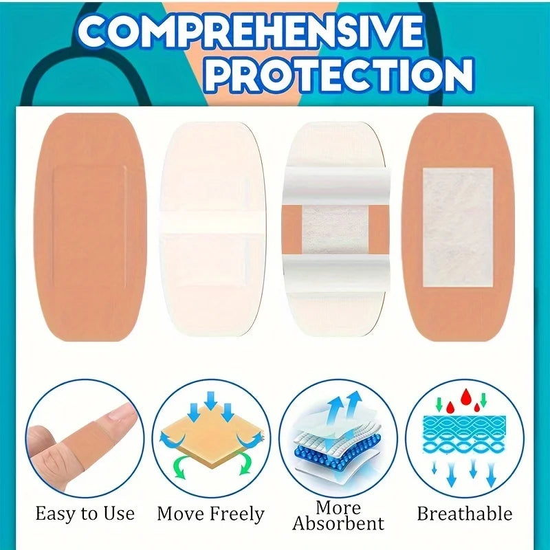 40 Pcs Finger Tip Bandages Variety Pack Adhesive Bandages