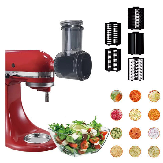 Grater Slicer Shredder Attachment For KitchenAid Mixer