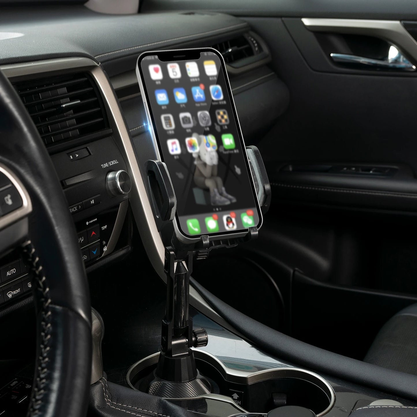 Universal 360 Degree Car Cup Holder Phone Stand Mount