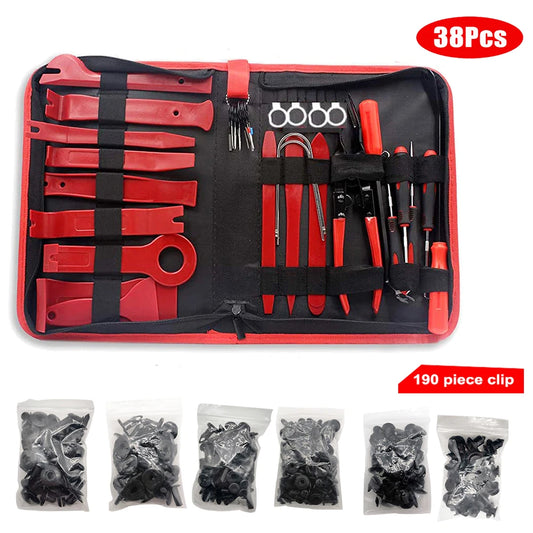 38Pcs Car Interior Disassembly Tool Plastic Panel Clips