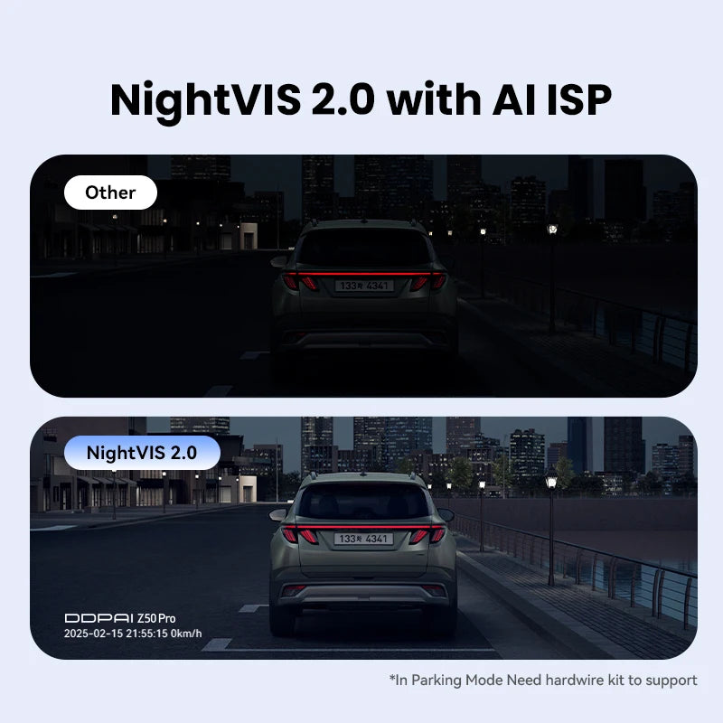 DDPAI Z50 Pro 4K Dash Cam 5G WiFi GPS ADAS Parking Monitor