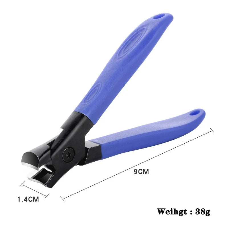 7mm Big Opening Nail Clippers Stainless Steel Anti Splash