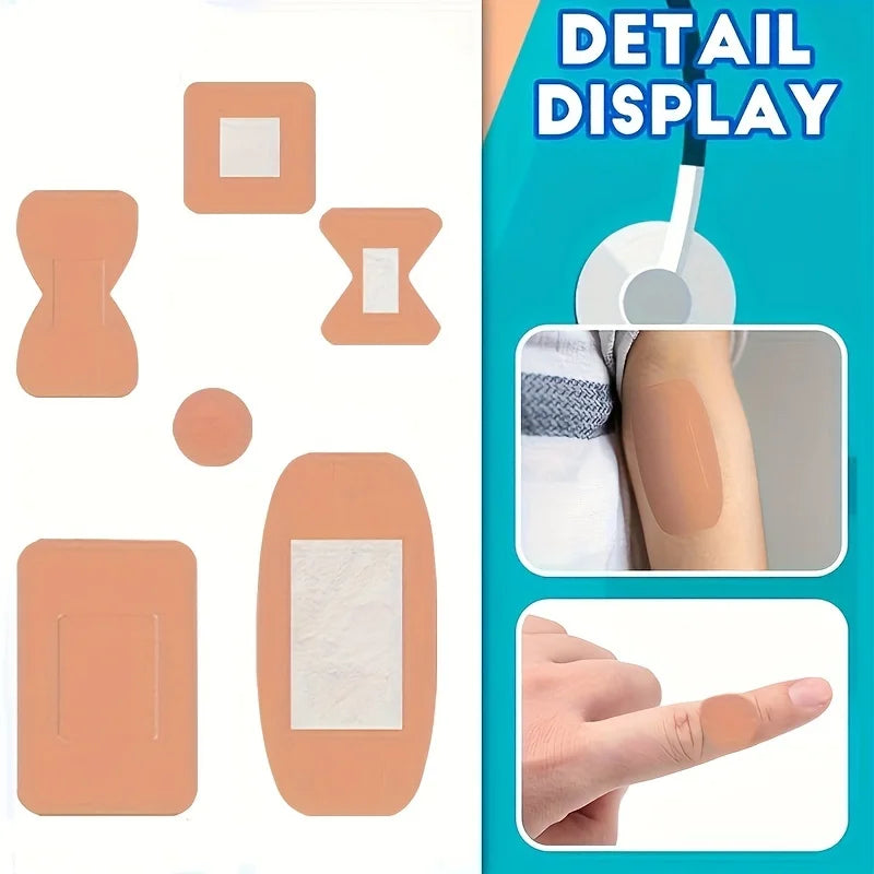 40 Pcs Finger Tip Bandages Variety Pack Adhesive Bandages