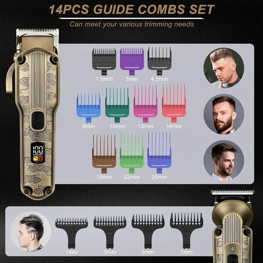 Professional Foil Shaver And Hair Clipper Kit Nose Trimmer