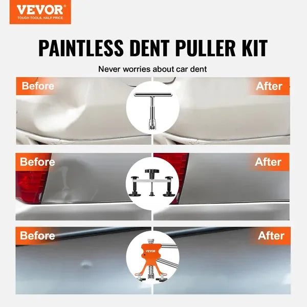 Vevor Car Dent Puller Bridge Kit Paintless Hail Remover