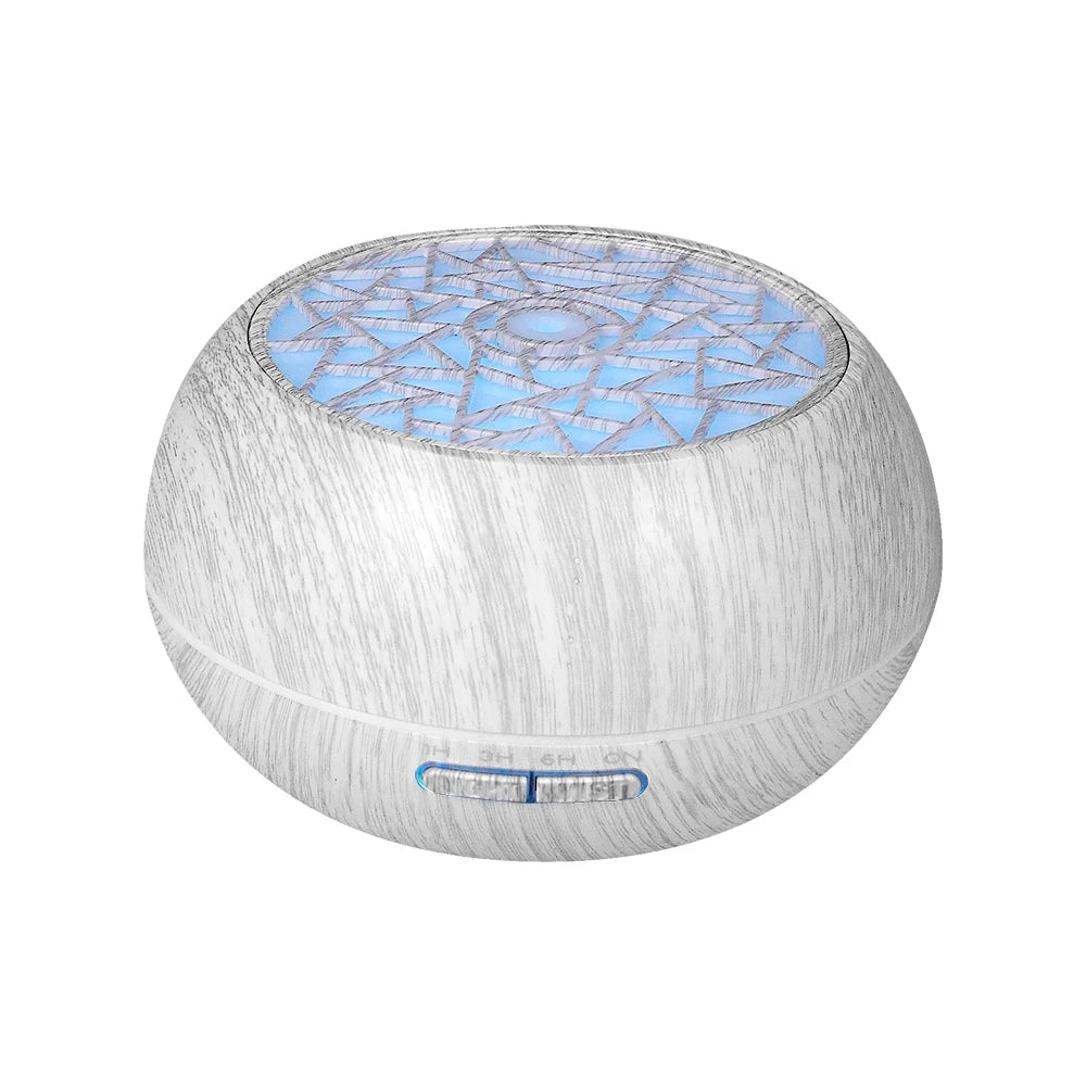 Ultra Quiet 550ml Aroma Diffuser with 7 Color LED Light