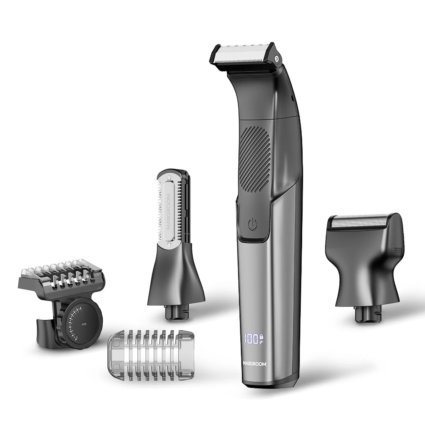 MaxGroom 3 In 1 Men Body Hair Trimmer Waterproof Shaver