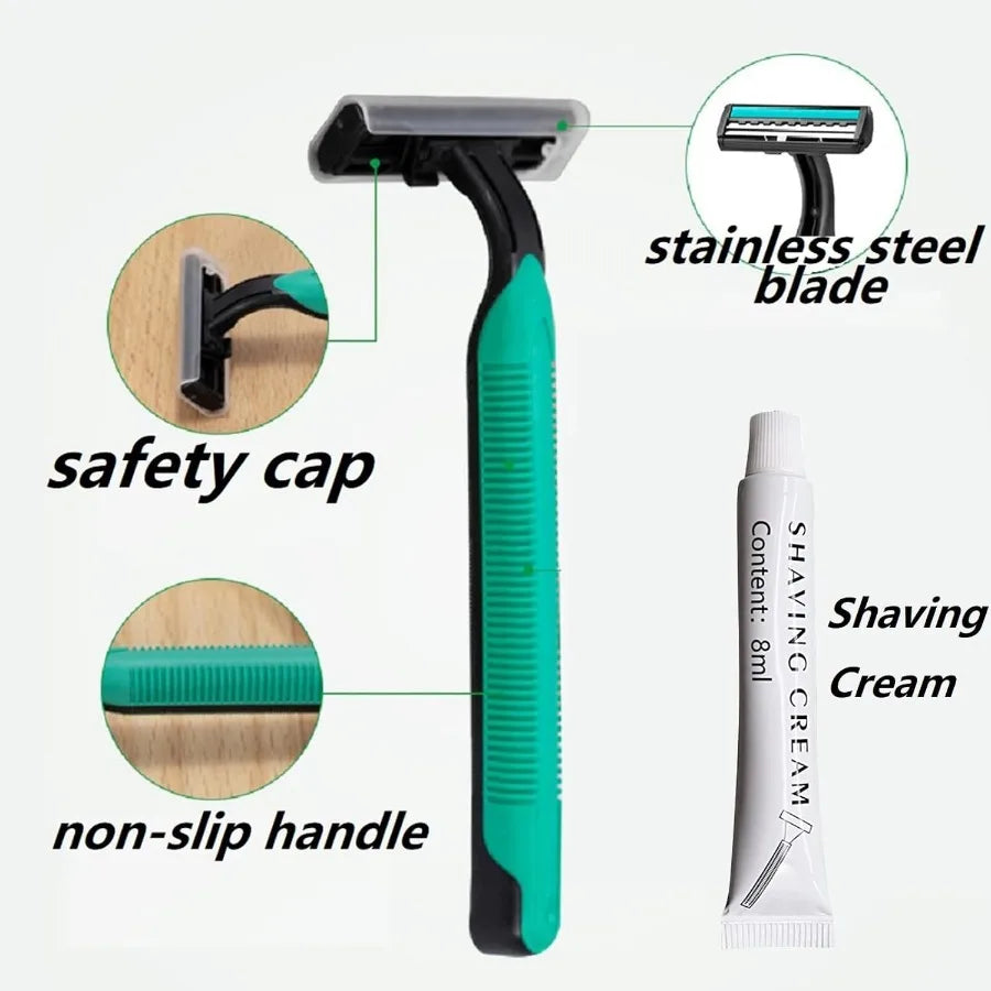 200 Pack Disposable Razors For Men And Women Multipurpose