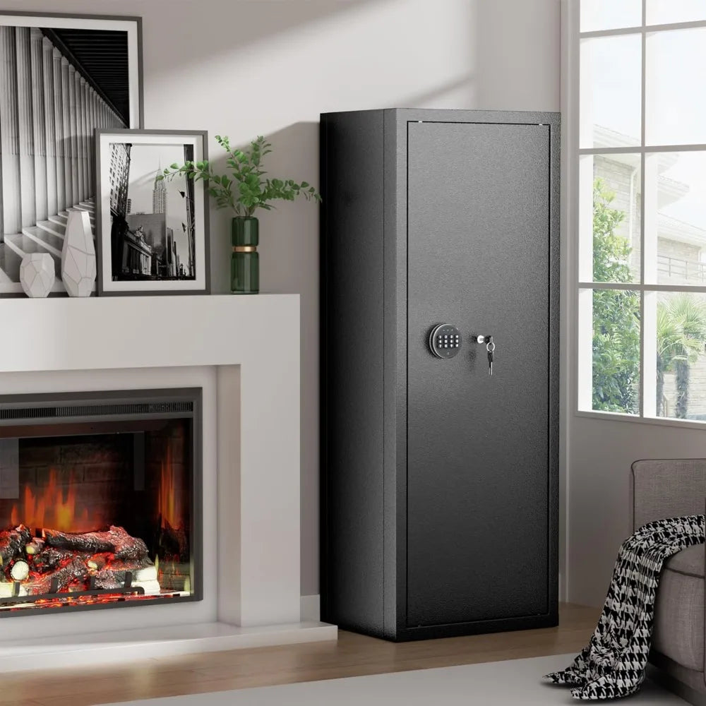 10 12 Gun Safe Home Rifle And Pistols Digital Keypad