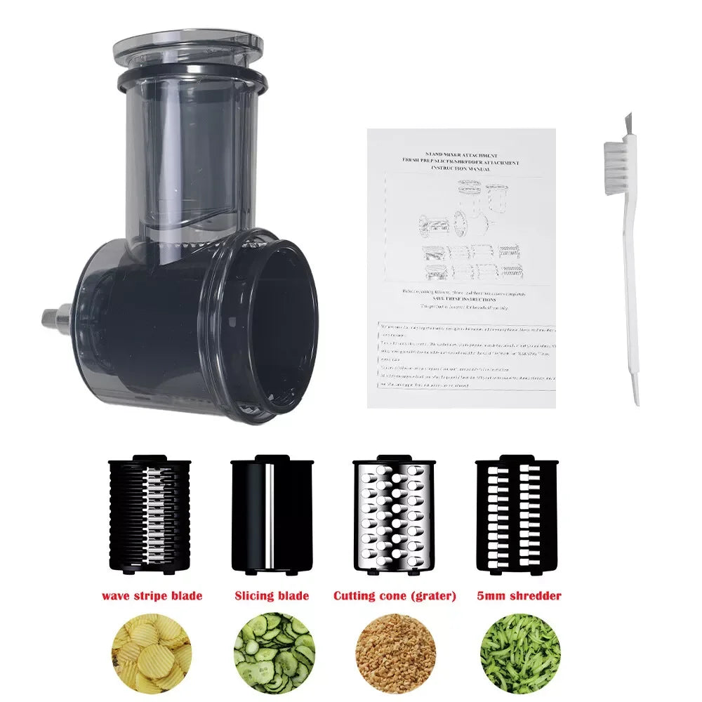 Grater Slicer Shredder Attachment For KitchenAid Mixer