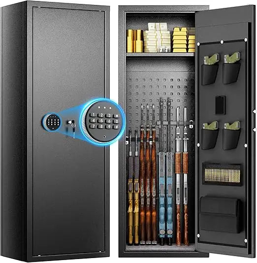 10 12 Gun Safe Home Rifle And Pistols Digital Keypad