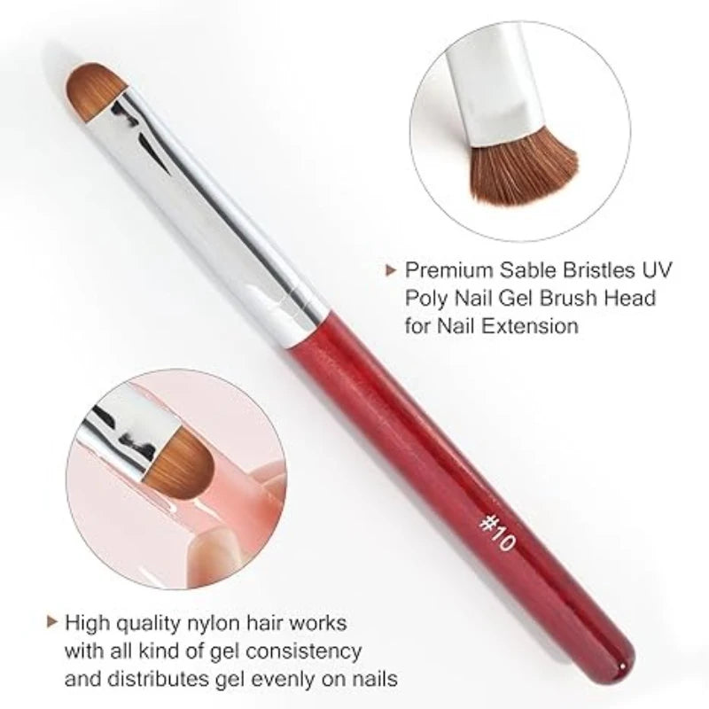 5Pcs French Nail Art Brush Dual End Dotting Pen Beginners