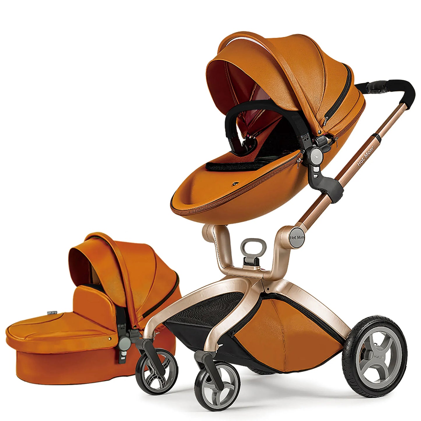 Hot Mom F22 3in1 Baby Stroller Adjustable Seat Aluminum Frame