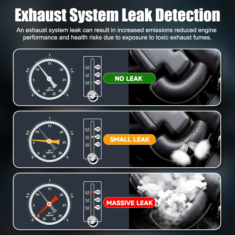 Foxwell SD203 Smoke Machine 12V EVAP Leak Detector Pro