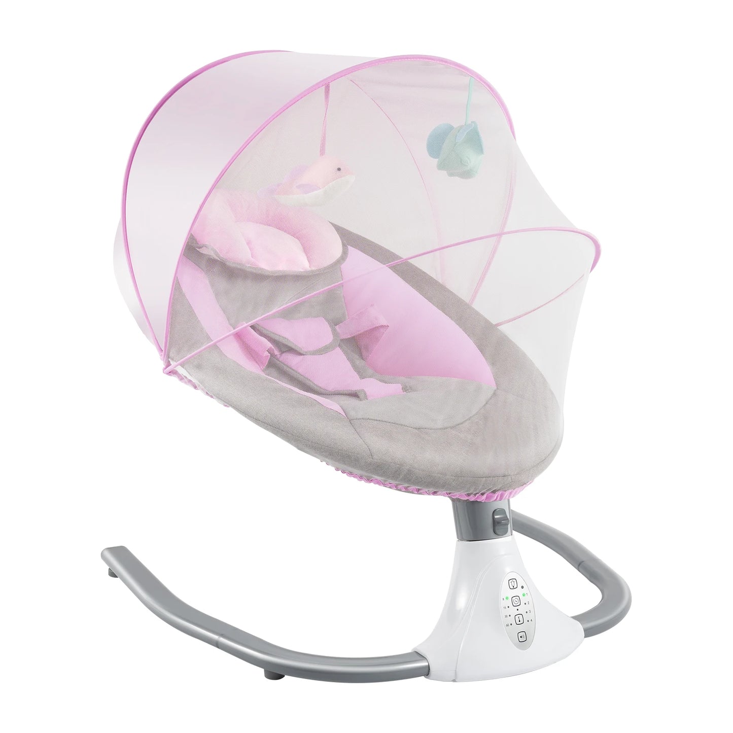 4 Speed Auto Smart Baby Swing With Remote Mosquito Net