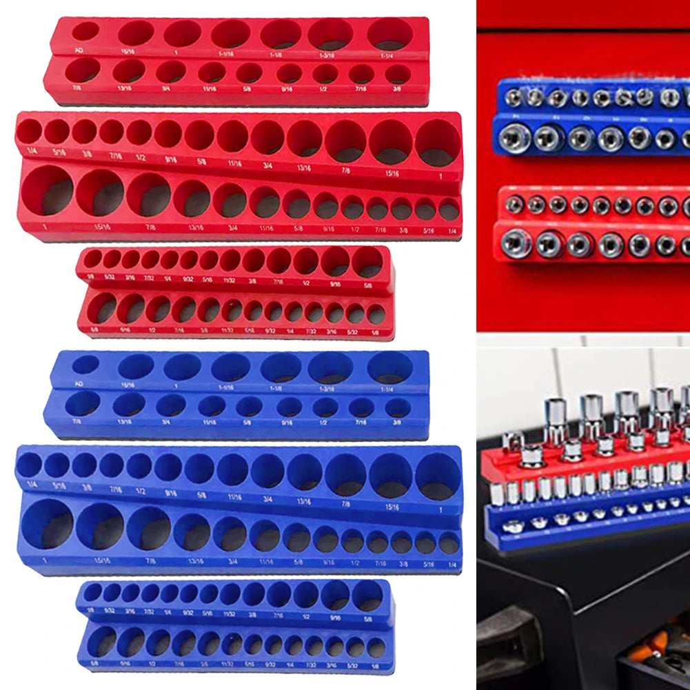 Magnetic Socket Organizers 141 Socket Trays Storage Rack