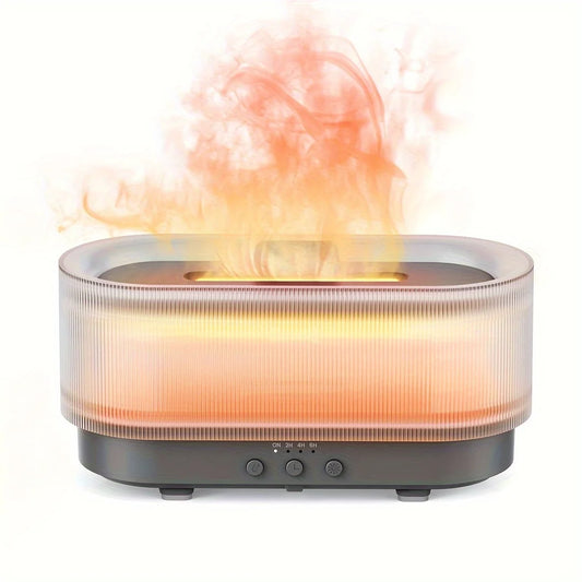 Sejoy 300ml Humidifier with 6 Color Mood Flame Light Diffuser