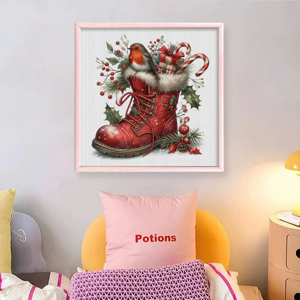Full Embroidery Eco Cotton 11CT Christmas Cross Stitch Kit