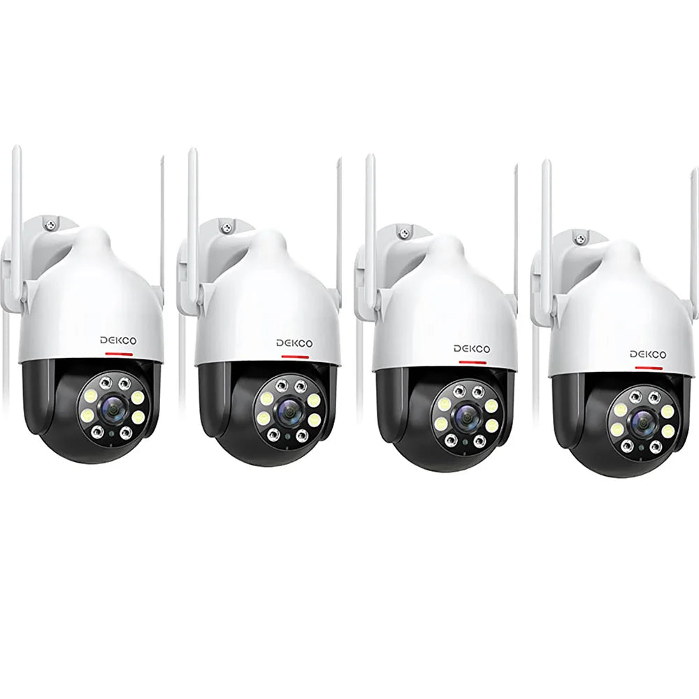 DEKCO PTZ 3MP WiFi Security Dome Camera Night Vision