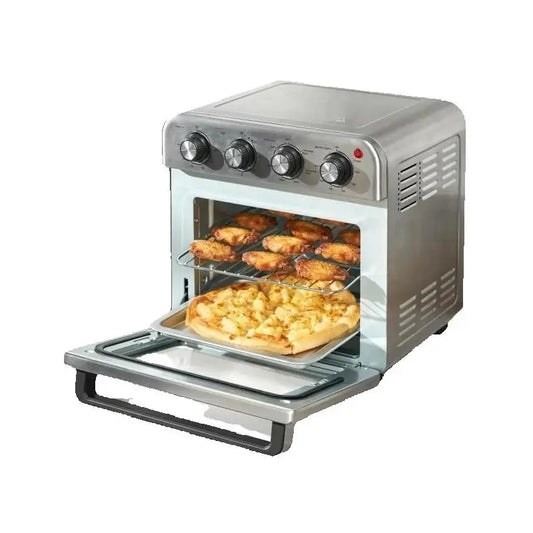 SucceBuy 18L 1700W Air Fryer Toaster Oven Stainless Steel