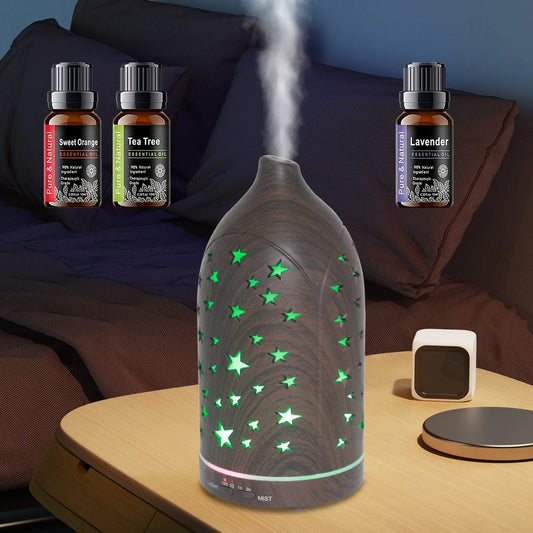 Very Quiet 7-Color LED Aromatherapy Humidifier BPA-Free