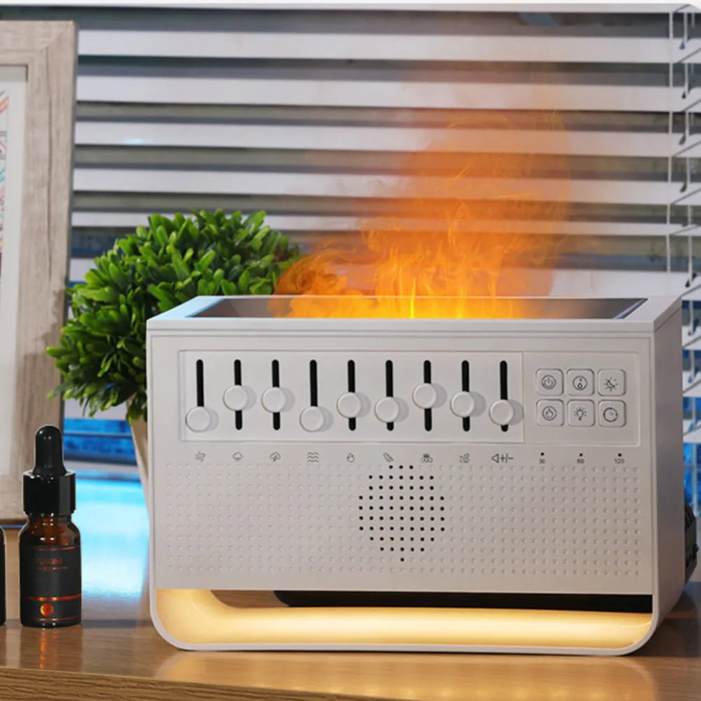 White Noise Machine Aroma Diffuser Humidifier with Speaker