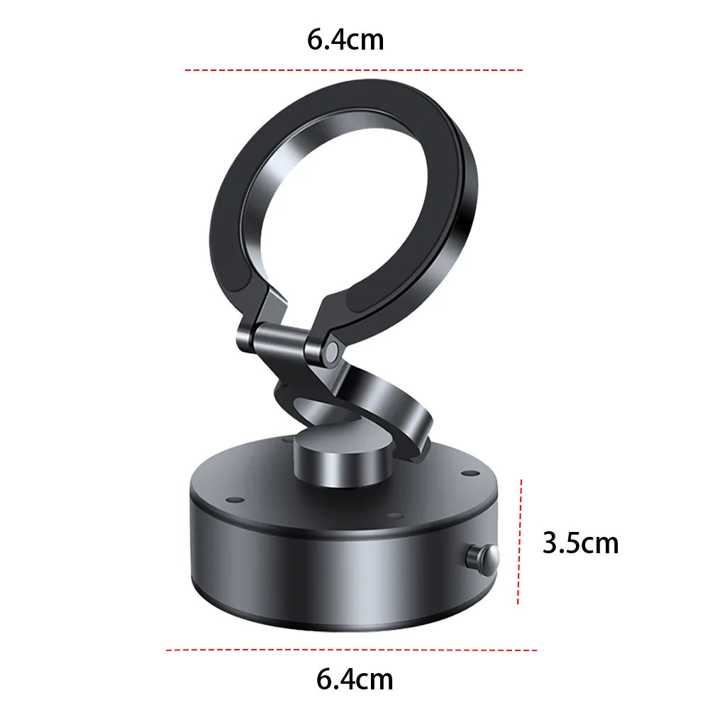 Magnetic Car Phone Holder Dash Mount Tri Fold Stand