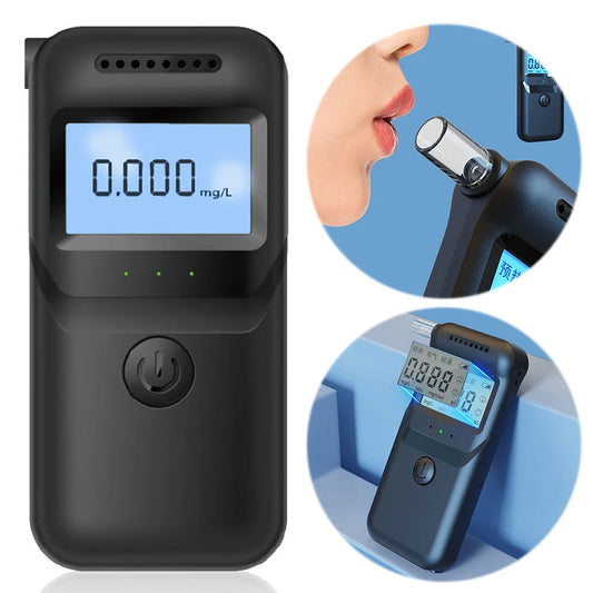Digital Breathalyzer LCD Display Handheld Alcohol Analyzer