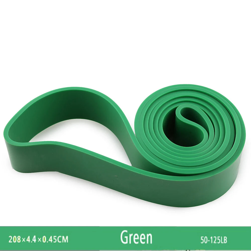 Natural Rubber Resistance Bands 41 Inch Belt For Pull Ups