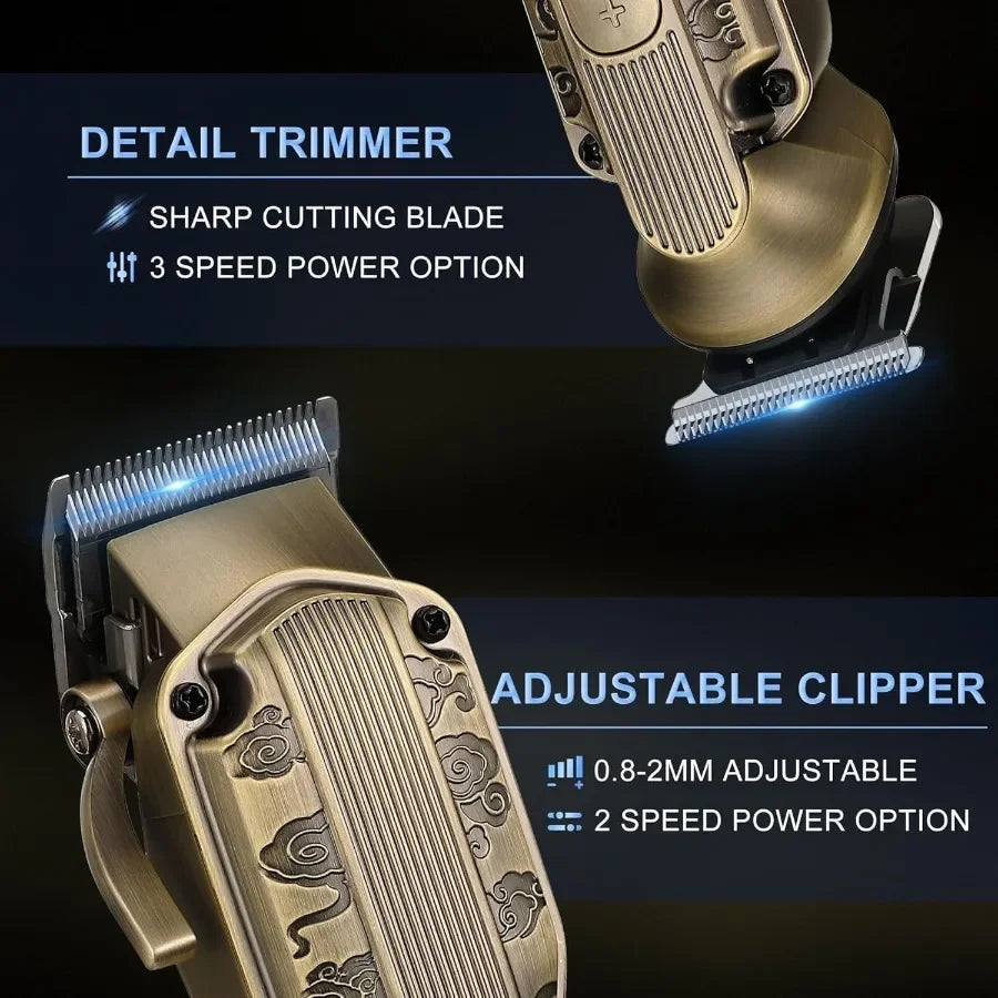 Professional Foil Shaver And Hair Clipper Kit Nose Trimmer