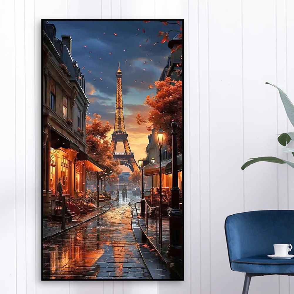 5D DIY Full Round Drill Diamond Painting Scenery Kit Home Decoration Art Craft