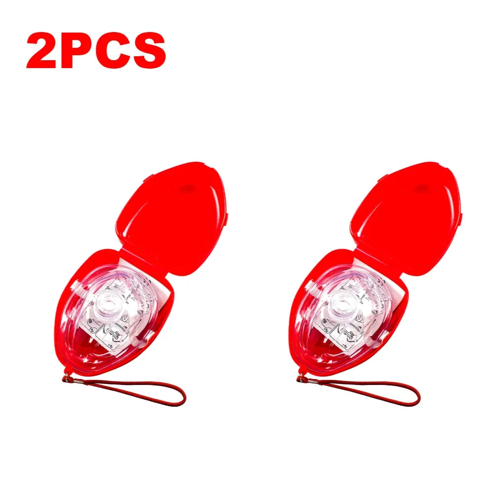 CPR Training Mask With One Way Valve Face Shield Kit