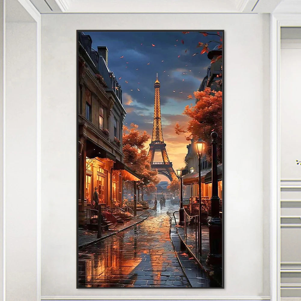 5D DIY Full Round Drill Diamond Painting Scenery Kit Home Decoration Art Craft