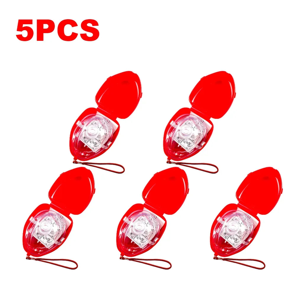 CPR Training Mask With One Way Valve Face Shield Kit