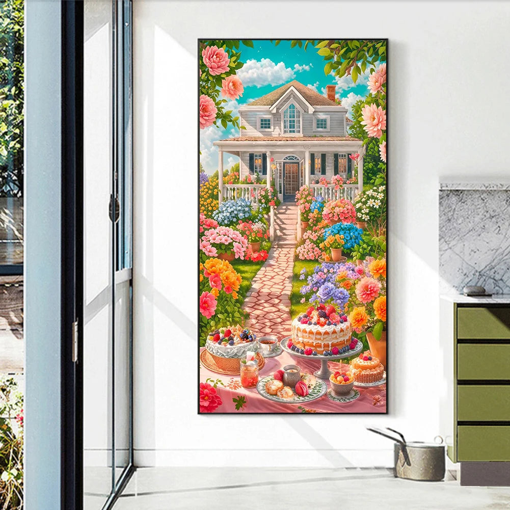 5D DIY Full Round Drill Diamond Painting Scenery Kit Home Decoration Art Craft