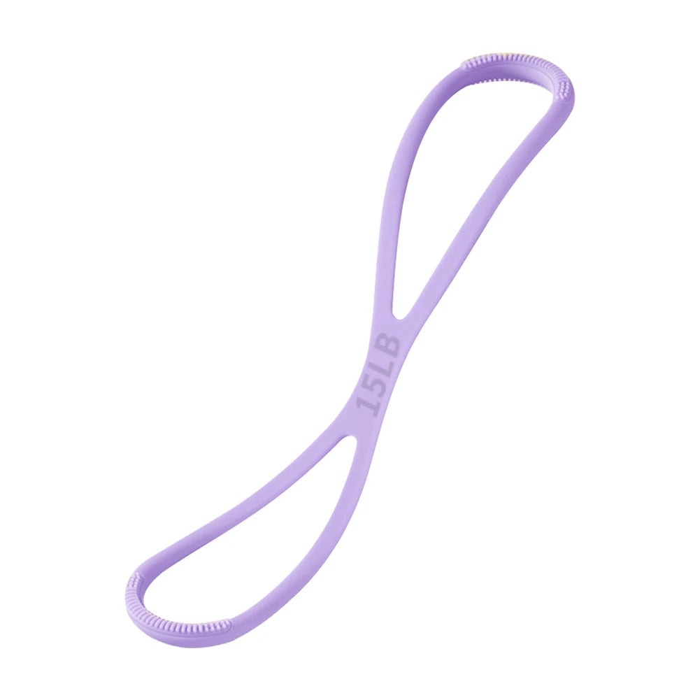 8 Shaped Fitness Resistance Band For Chest And Arms