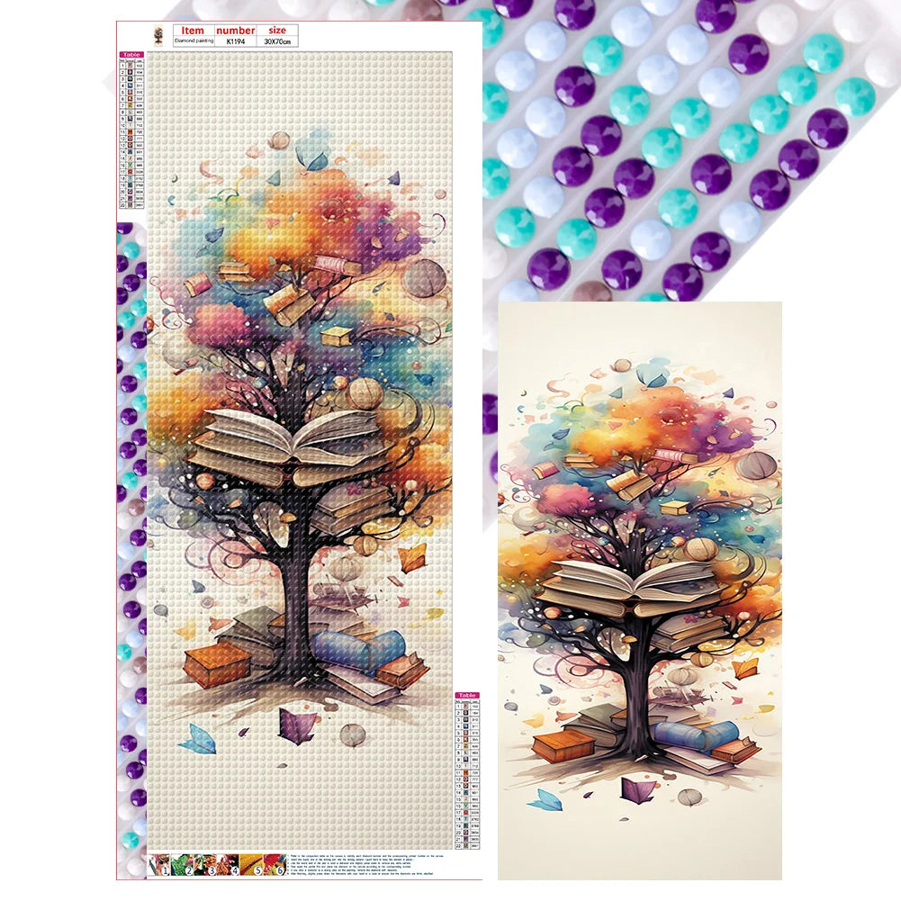 5D DIY Full Round Drill Diamond Painting Wisdom Tree Kit Home Decoration Gift for Adults Christmas New Year