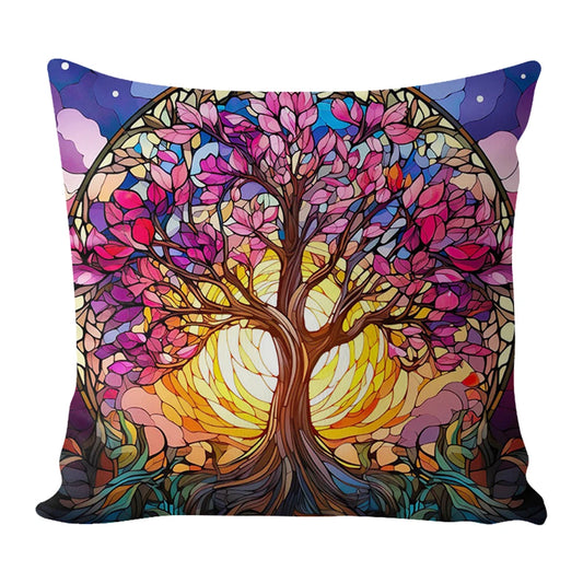 17.72 Inch Cross Stitch Pillow Cover Kit for Beginners Craft
