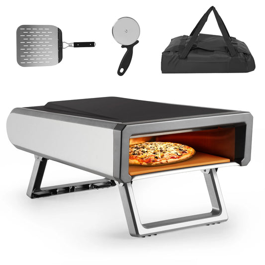 Outdoor Pizza Oven Propane 12 Inch Portable Backyard