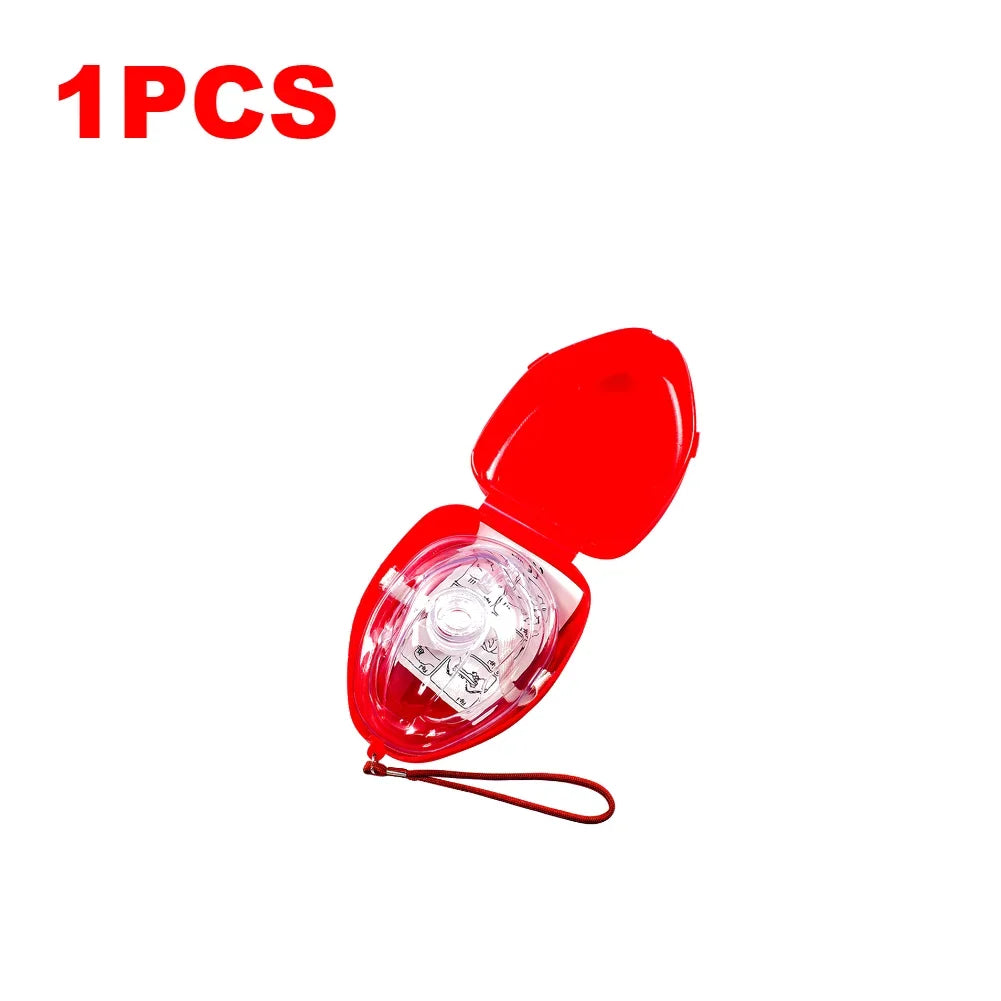 CPR Training Mask With One Way Valve Face Shield Kit