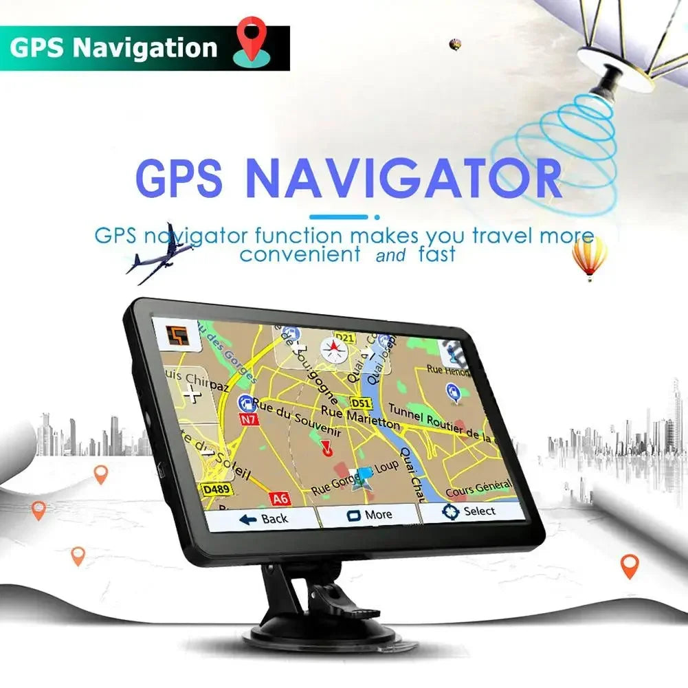 7 Inch HD Car GPS Navigation System With FM Transmitter