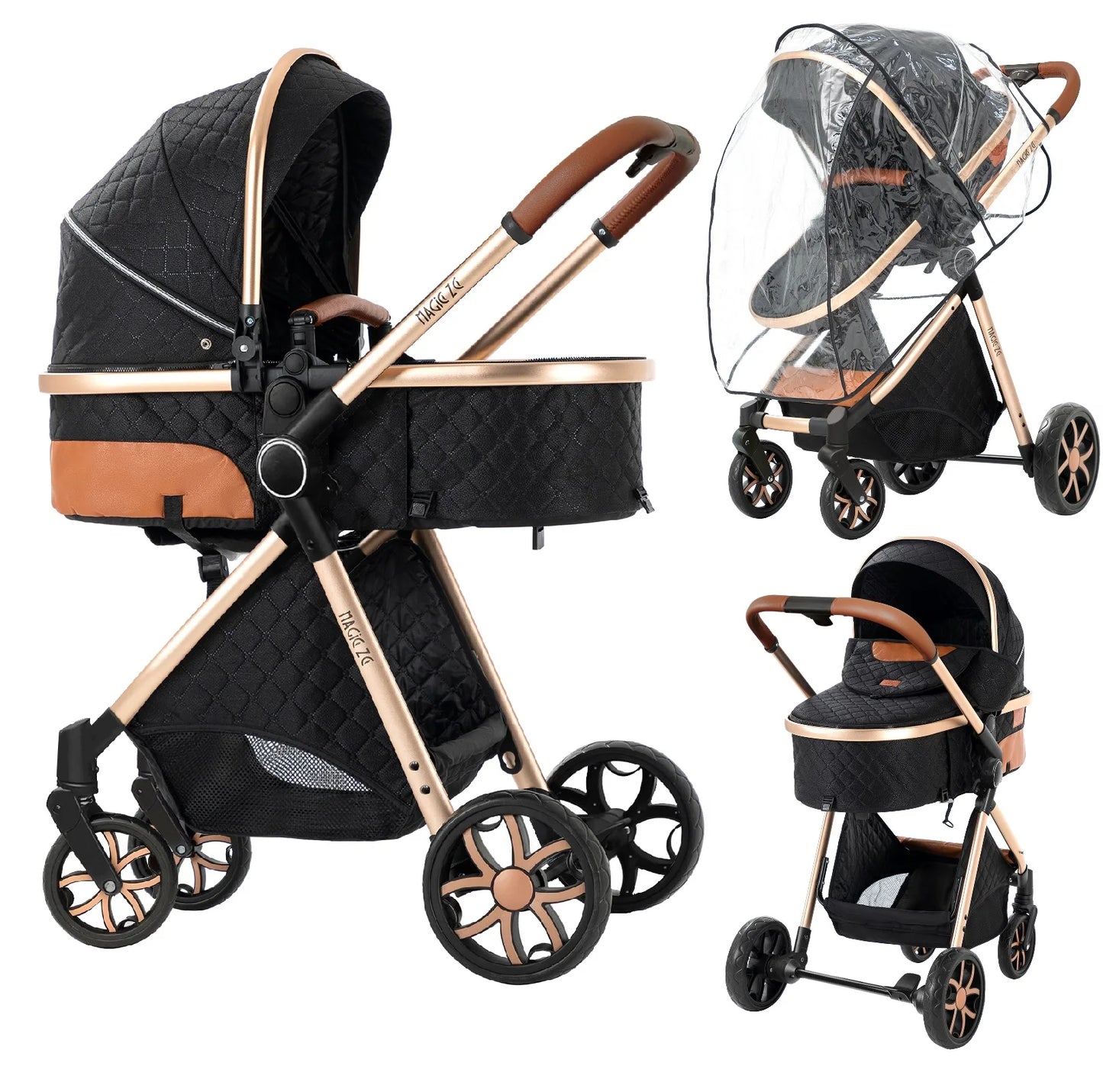 Lightweight Baby Travel System Stroller and Carriage 0-2 Years