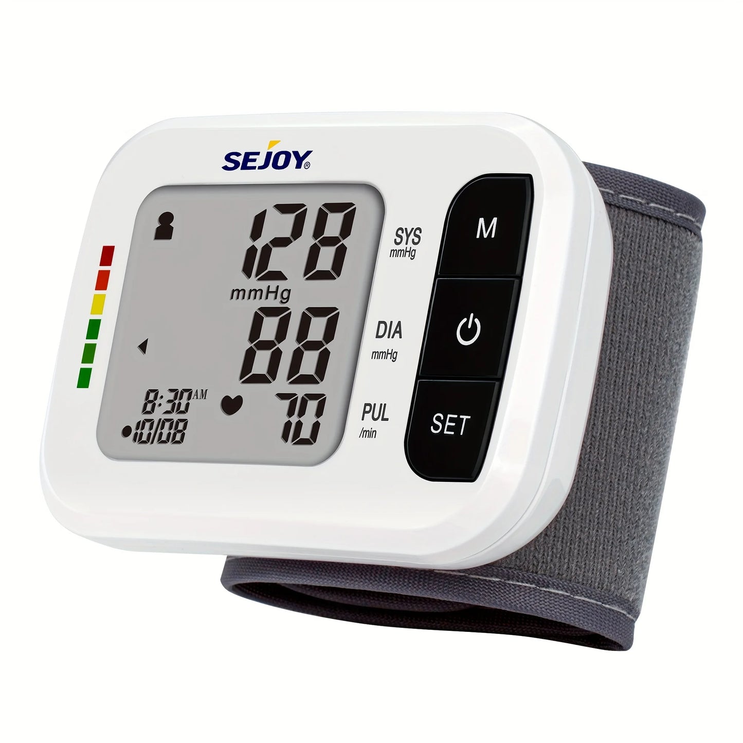 SEJOY Wrist Blood Pressure Monitor Heartbeat Detection