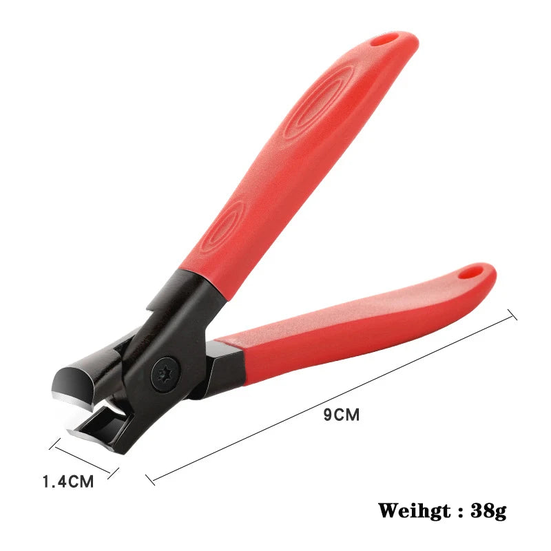 7mm Big Opening Nail Clippers Stainless Steel Anti Splash