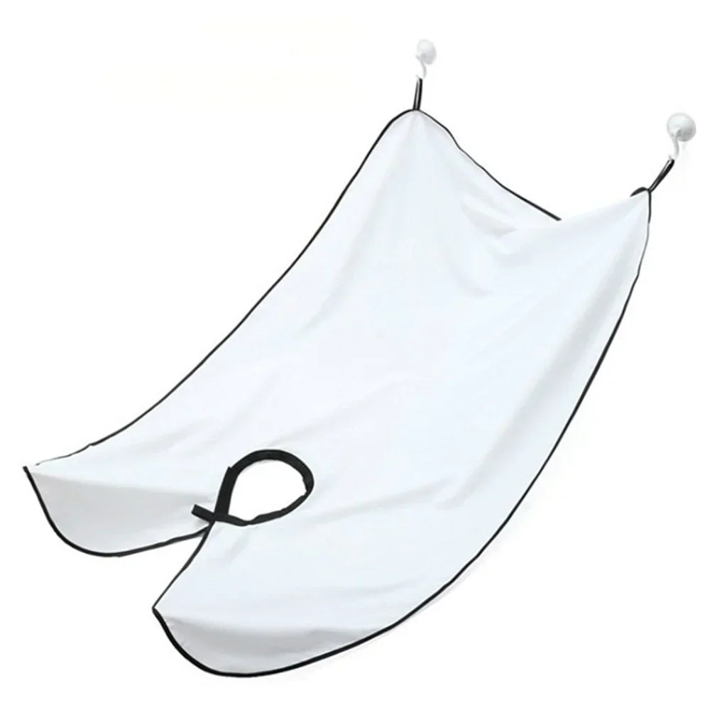 Men Beards Shaving Apron With Wall Mirror Suction Cape