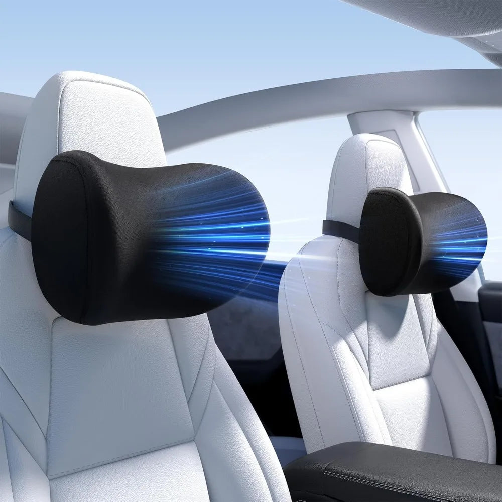 Upgrade Car Neck Pillow Odorless Memory Foam With Strap