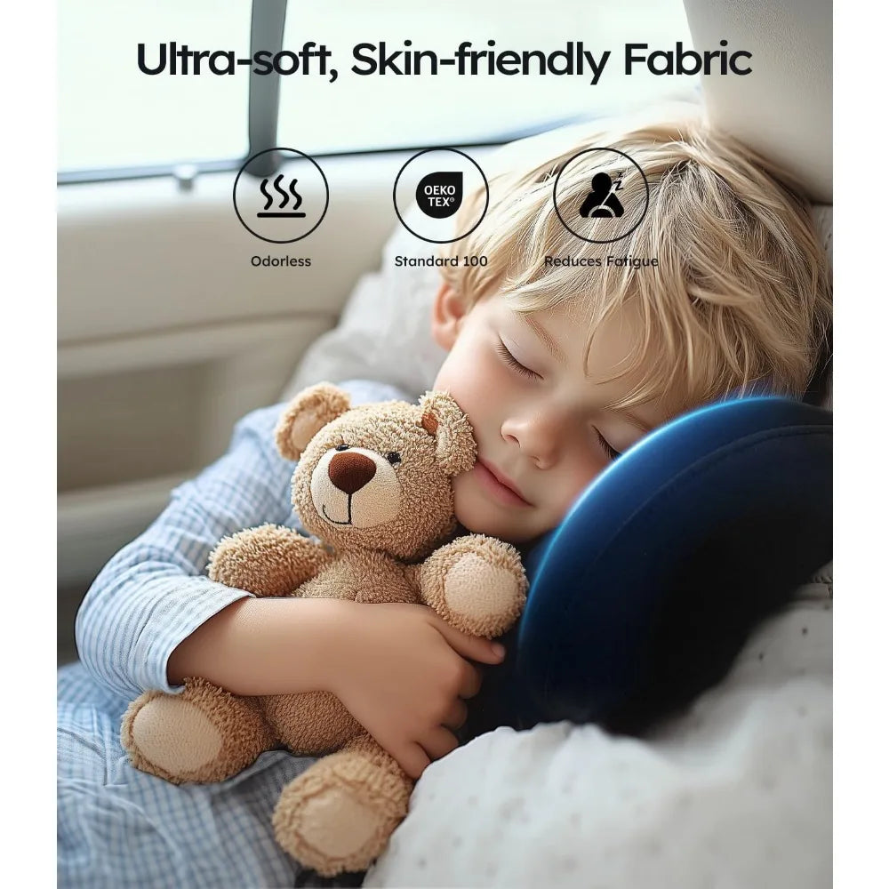 Upgrade Car Neck Pillow Odorless Memory Foam With Strap