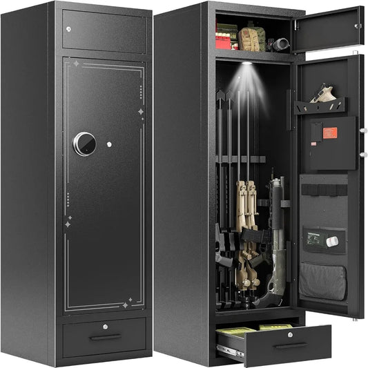 Large Capacity Gun Safe For Rifle And Pistols Home Cabinet